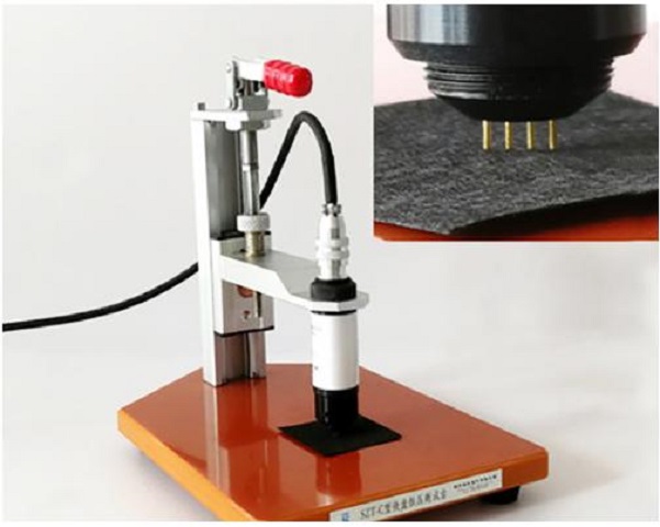 BPCF-1000型高溫全釩液流電池用雙極板炭氈電阻測(cè)試系統(tǒng)